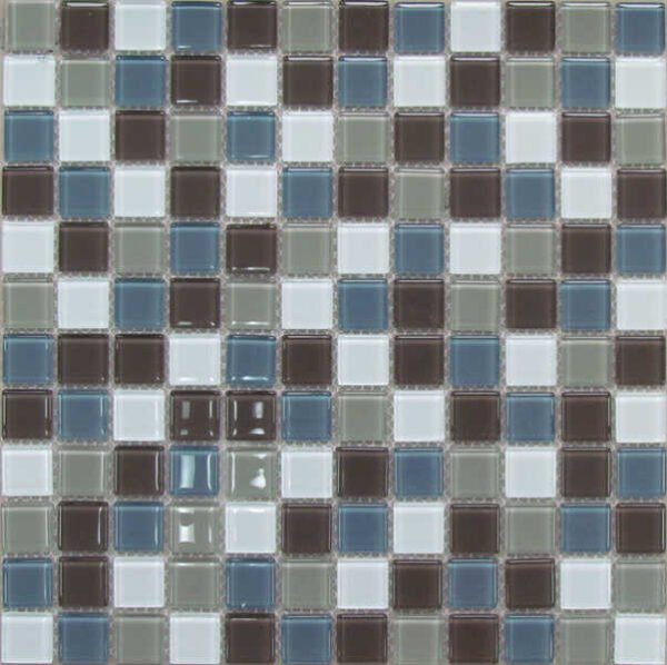 color mixing 23*23mm square crystal mosaic wb02 a1