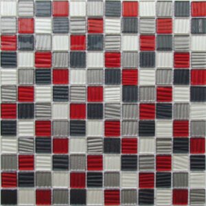 with pattern in back 23*23mm square crystal mosaic wb02 a2