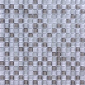 mini mixed grey & white glass mosaic tiles wb06 a001
