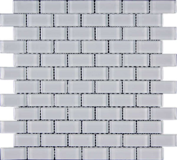 ultra white subway small particle glass mosaic tiles wb09 a001