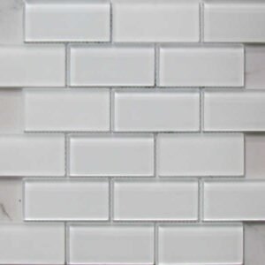 ultra white i shape glass mosaic tiles wb10 a0