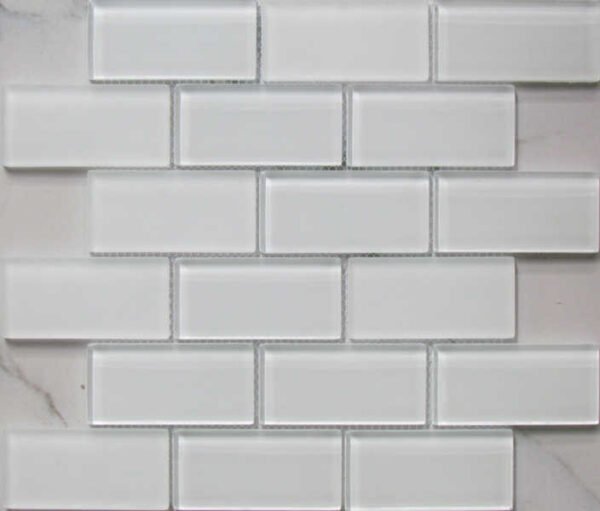 ultra white i shape glass mosaic tiles wb10 a0