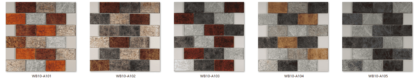 gold foil glass mosaic tiles in various colors wb10 a1