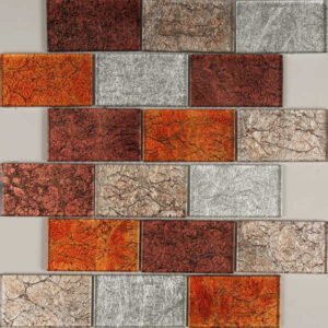gold foil glass mosaic tiles in various colors wb10 a1